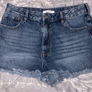 PacSun Blue Jean Shorts Distressed Denim Casual